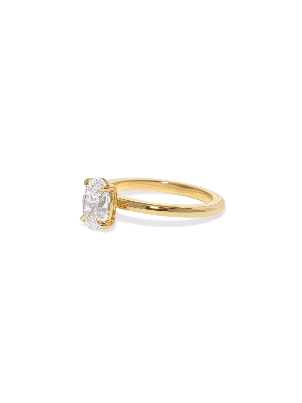 1.20ct Oval Ceremonial Solitaire Ring - View 