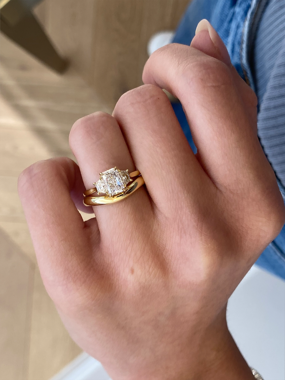1.22ct Radiant Thea Ring - View 