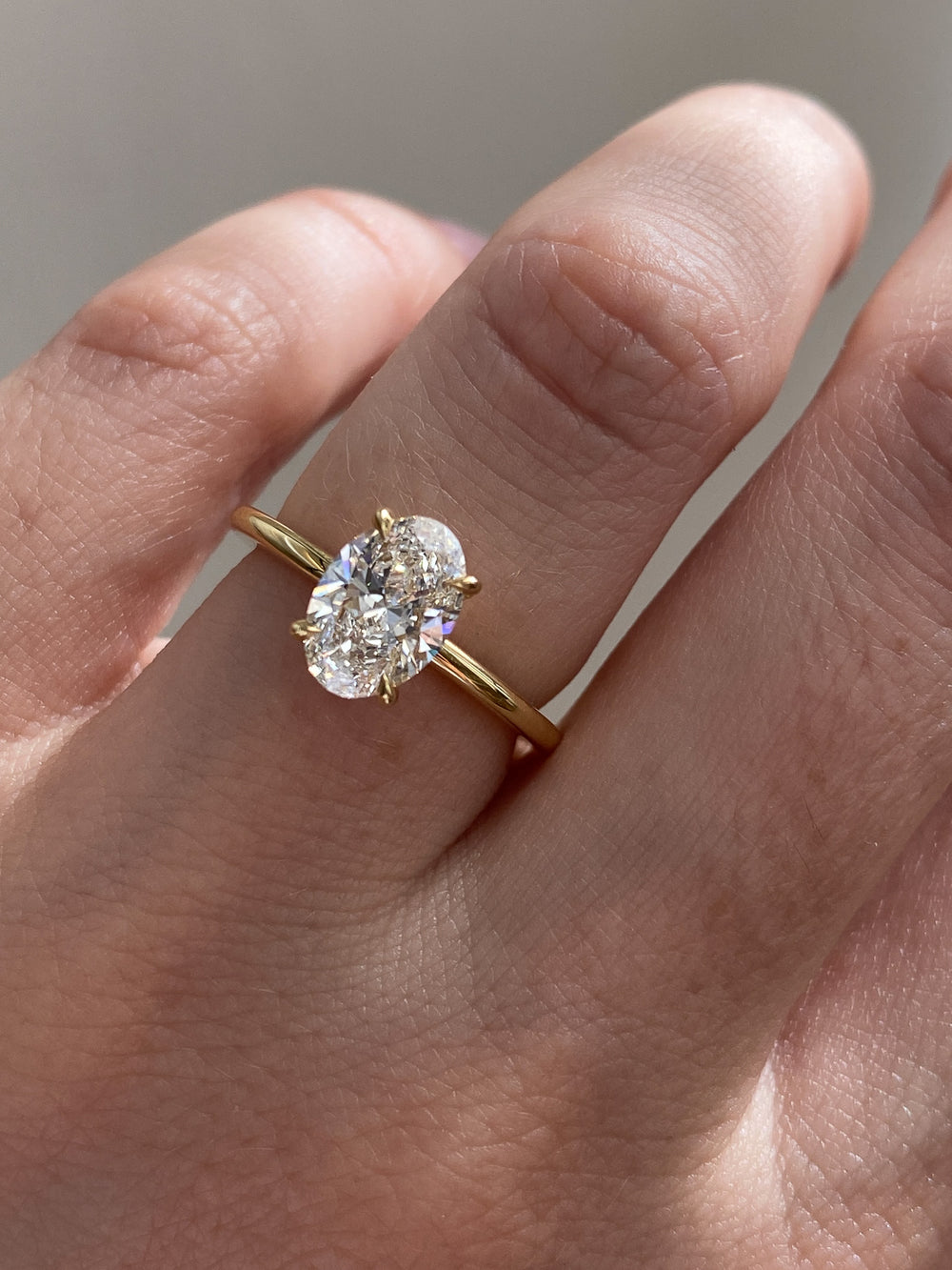 1.28ct Oval Ceremonial Solitaire Ring - View 