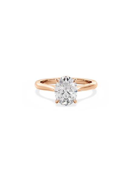 Oval Classic Solitaire Ring