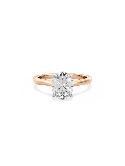 Oval Classic Solitaire Ring