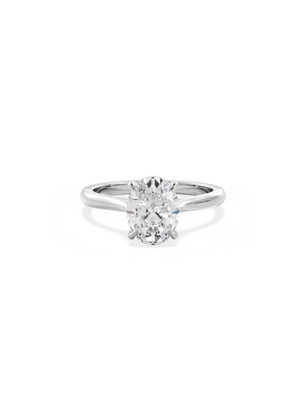 Oval Classic Solitaire Ring