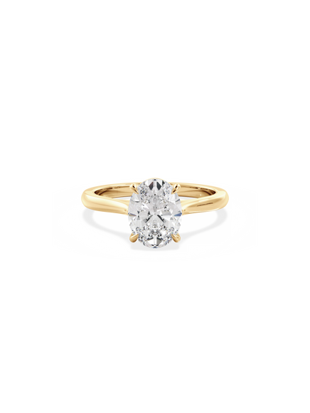 Oval Classic Solitaire Ring