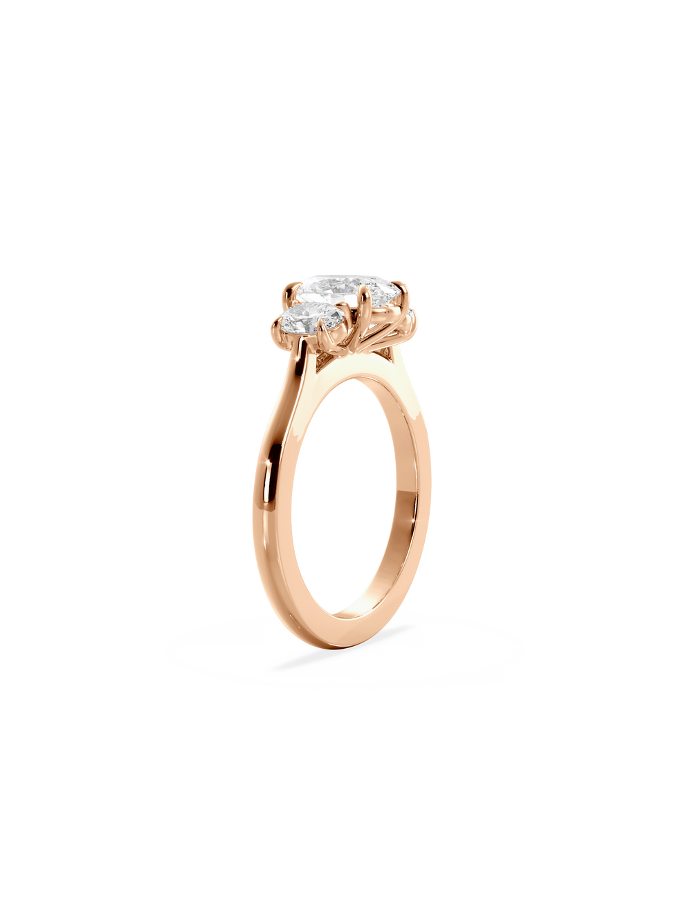 Oval Trilogy Ring - View 