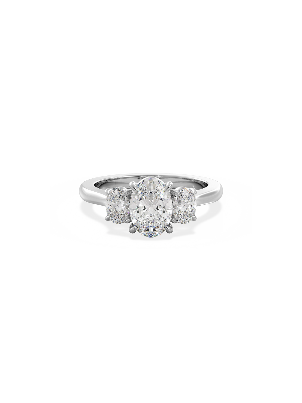 Oval Trilogy Ring - View 