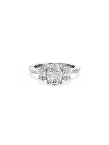 Oval Trilogy Ring