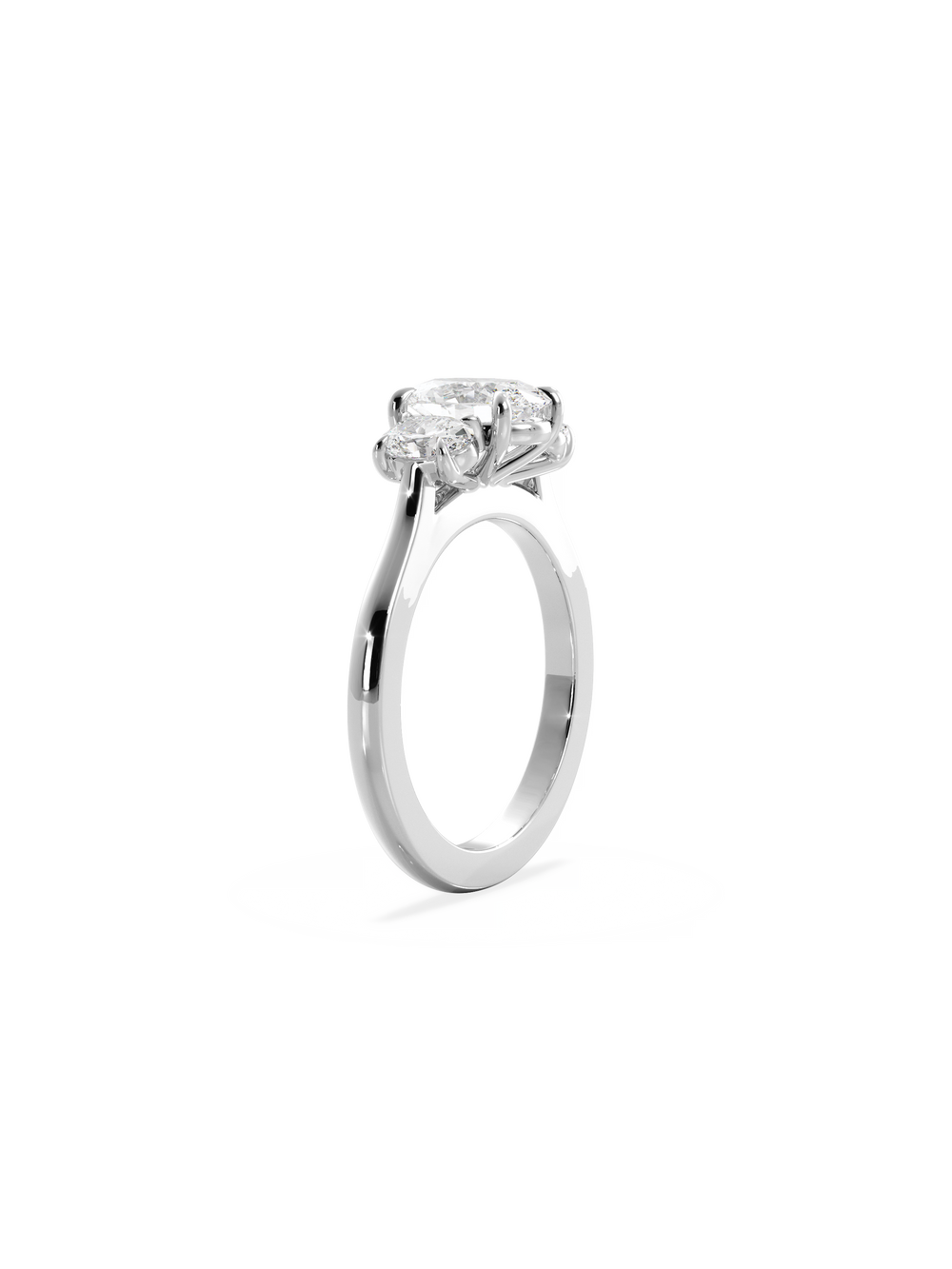 Oval Trilogy Ring - View 