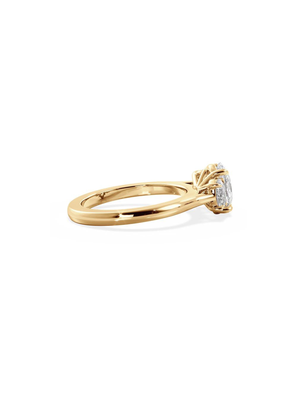 Oval Trilogy Ring - View 