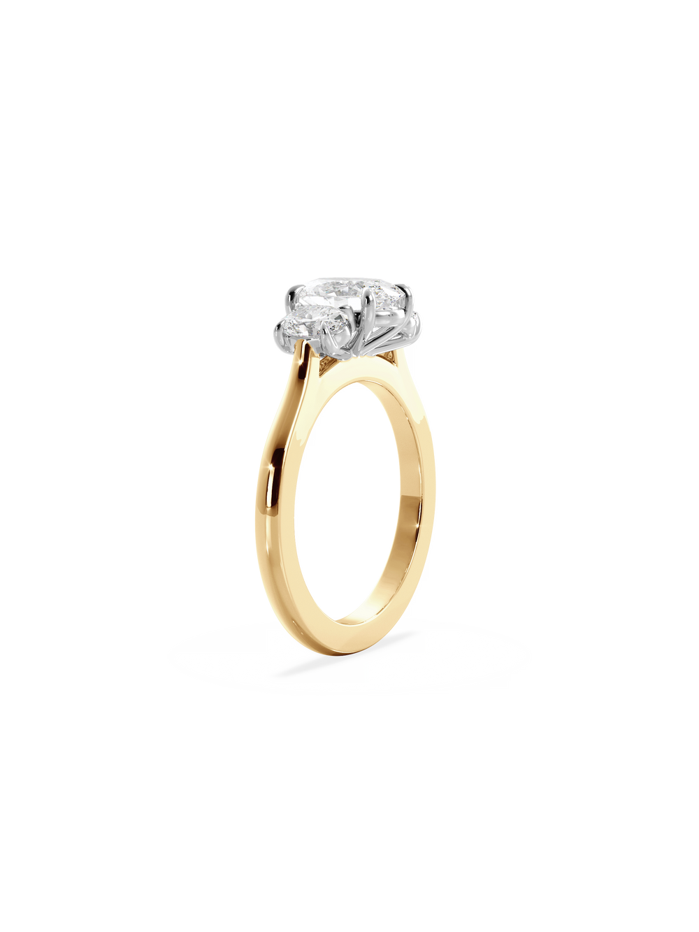 Oval Trilogy Ring - View 