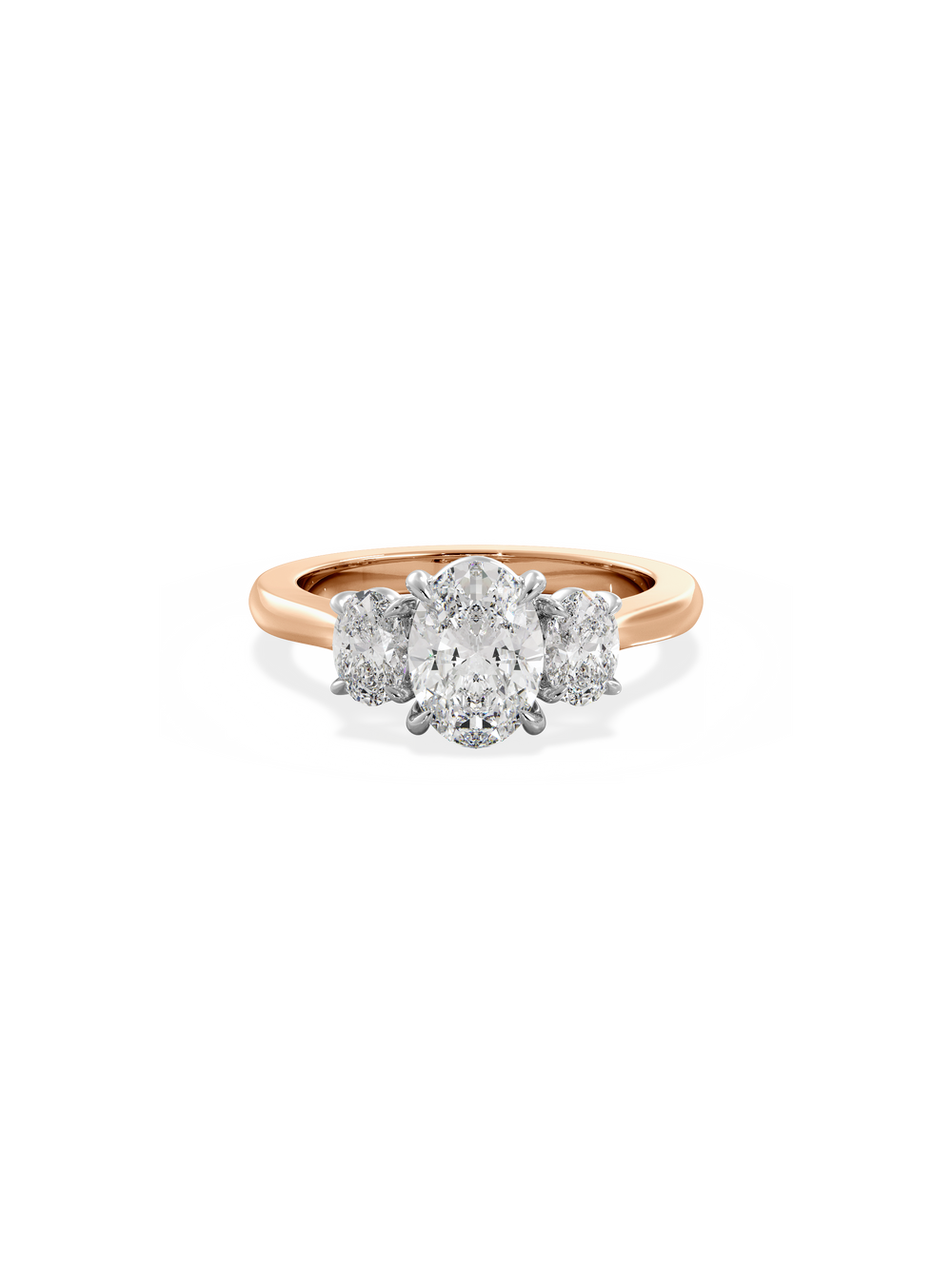 Oval Trilogy Ring - View 