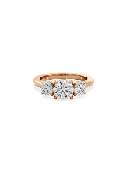 Round Trilogy Ring