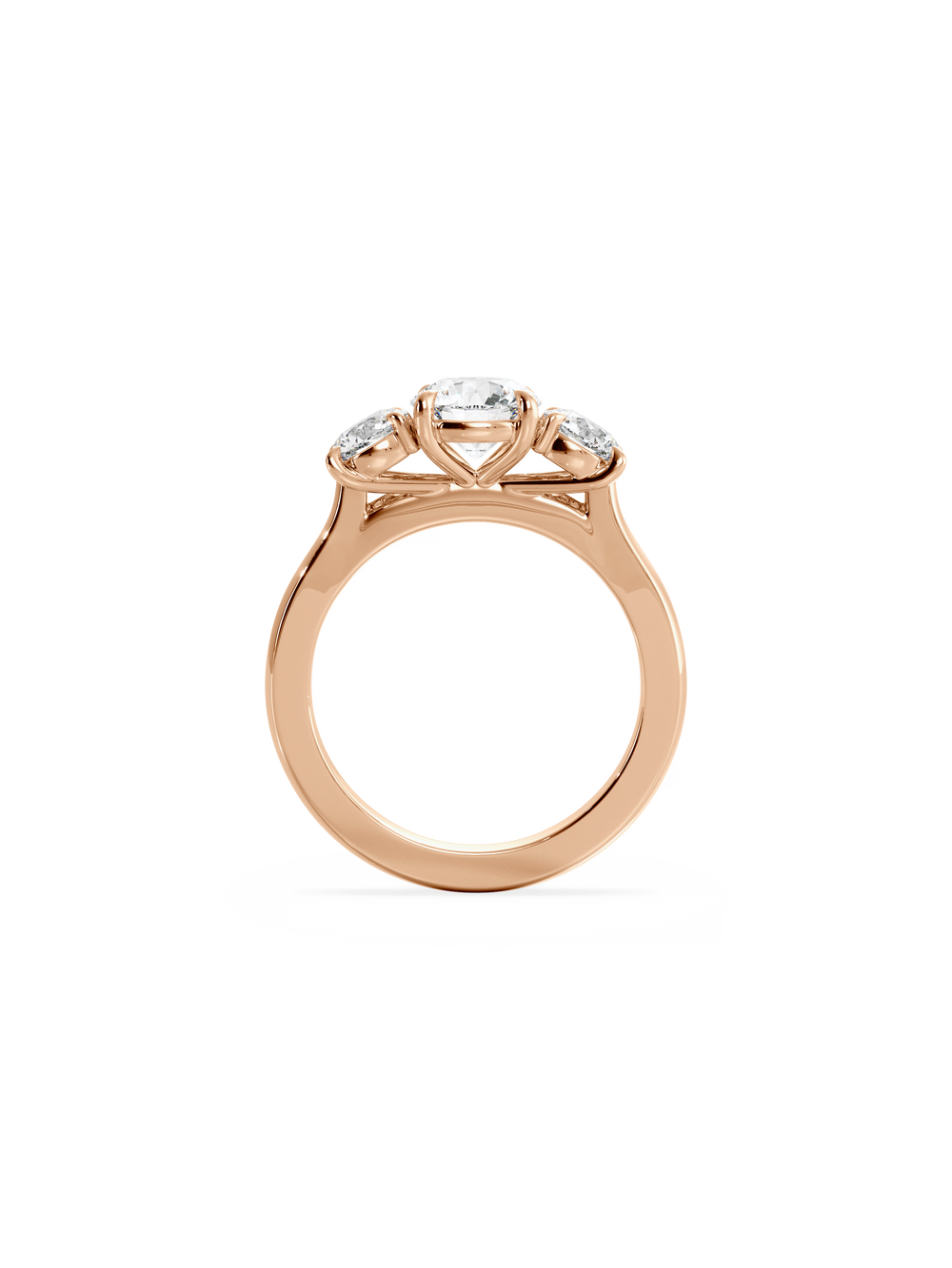Round Trilogy Ring - View 