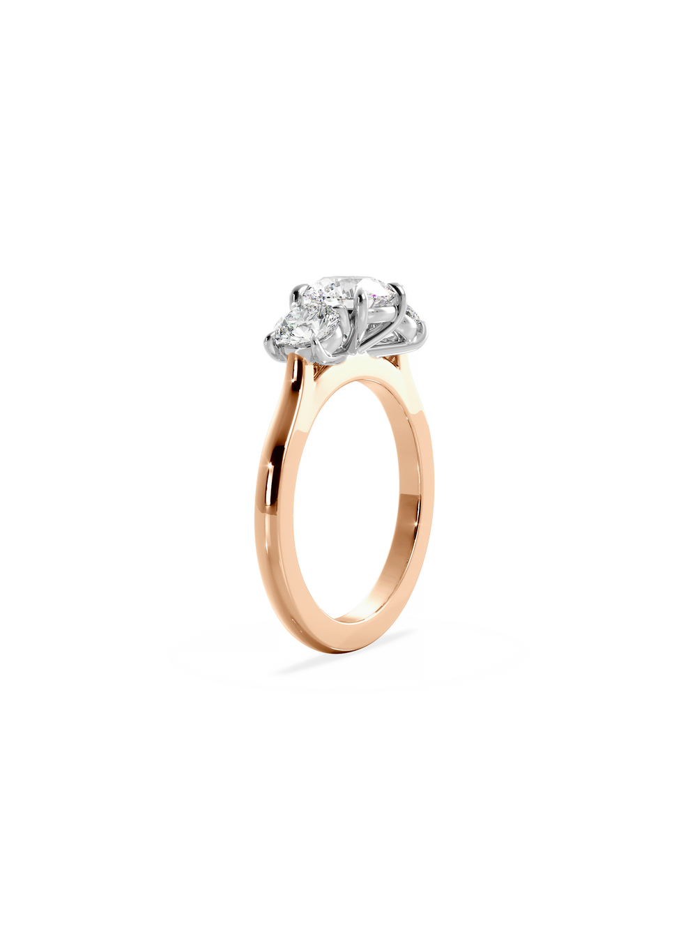 Round Trilogy Ring - View 
