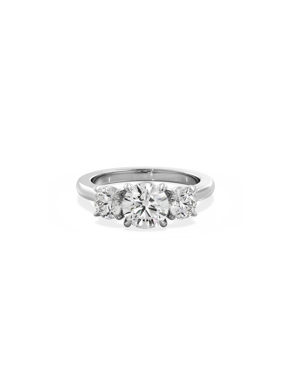 Round Trilogy Ring - View 