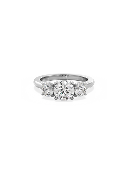 Round Trilogy Ring