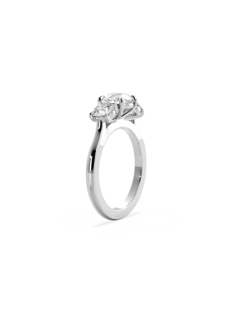 Round Trilogy Ring - View 