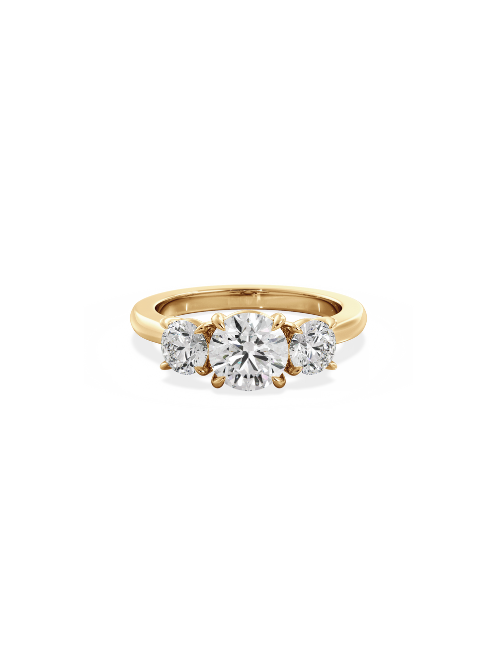 Round Trilogy Ring - View 