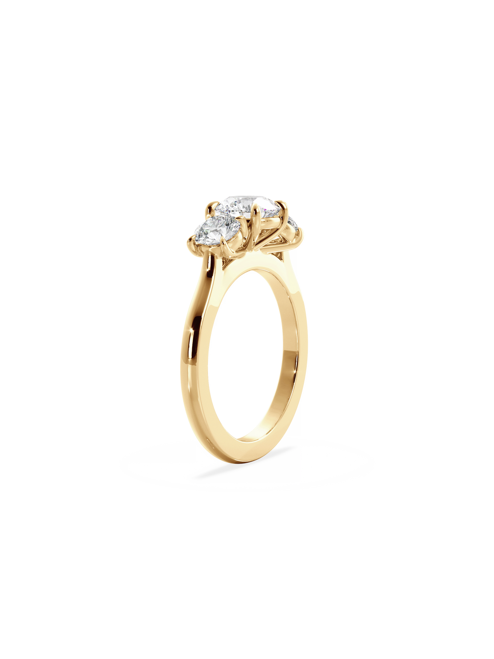 Round Trilogy Ring - View 