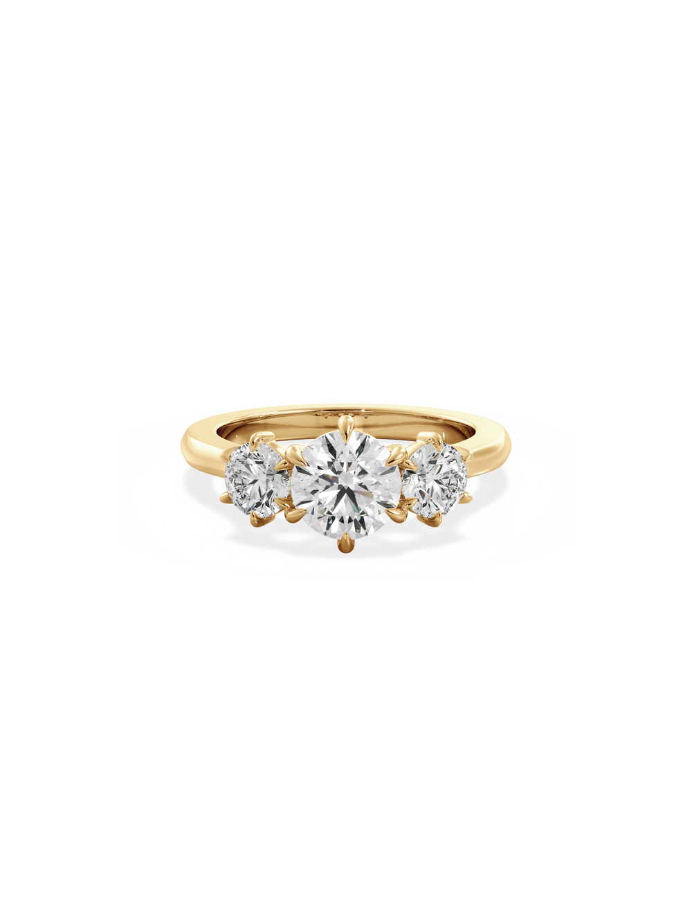 Round Trilogy Ring