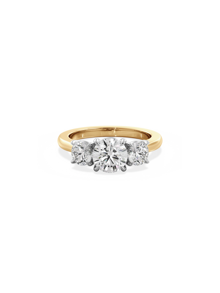 Round Trilogy Ring