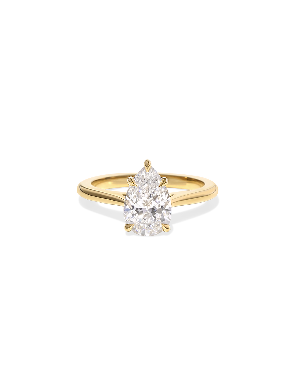 1.81ct Pear Classic Solitaire Ring - View 