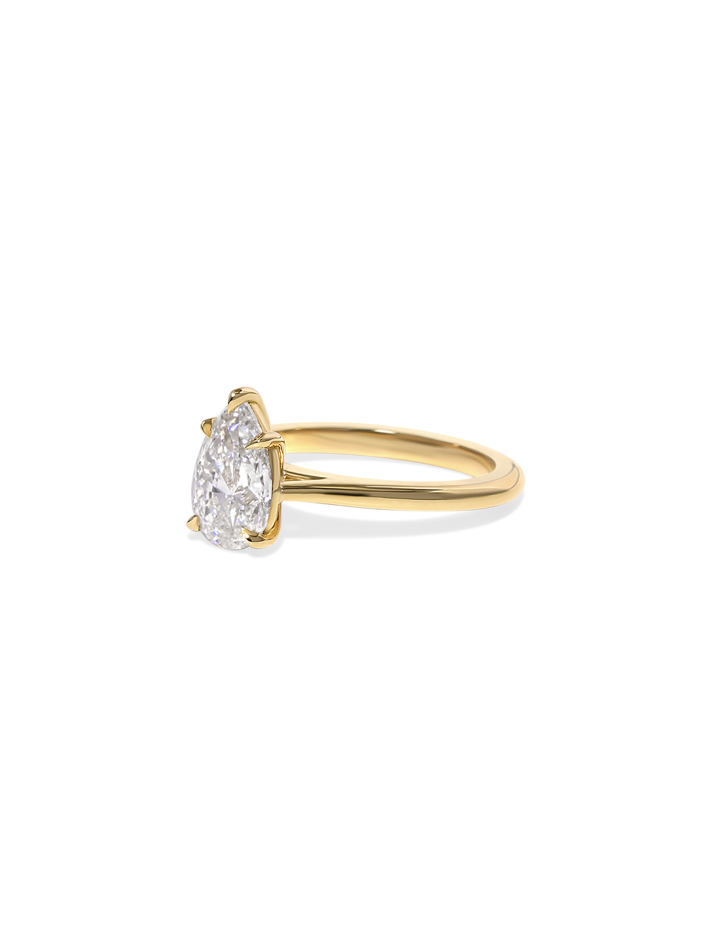 1.81ct Pear Classic Solitaire Ring - View 
