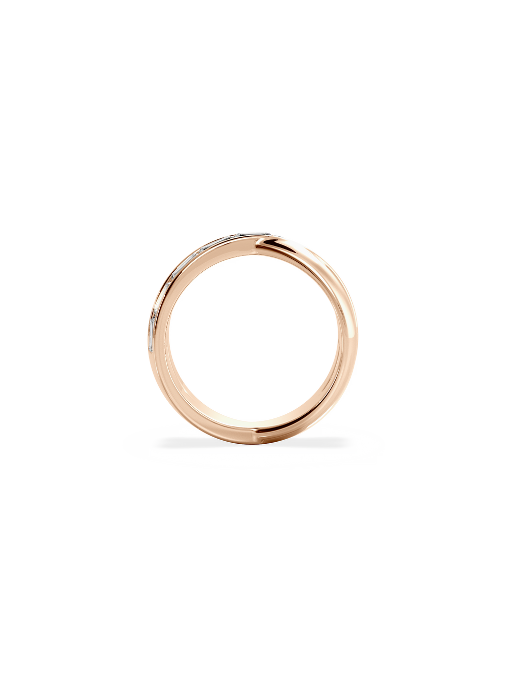 Baguette Entwine Ring - View 