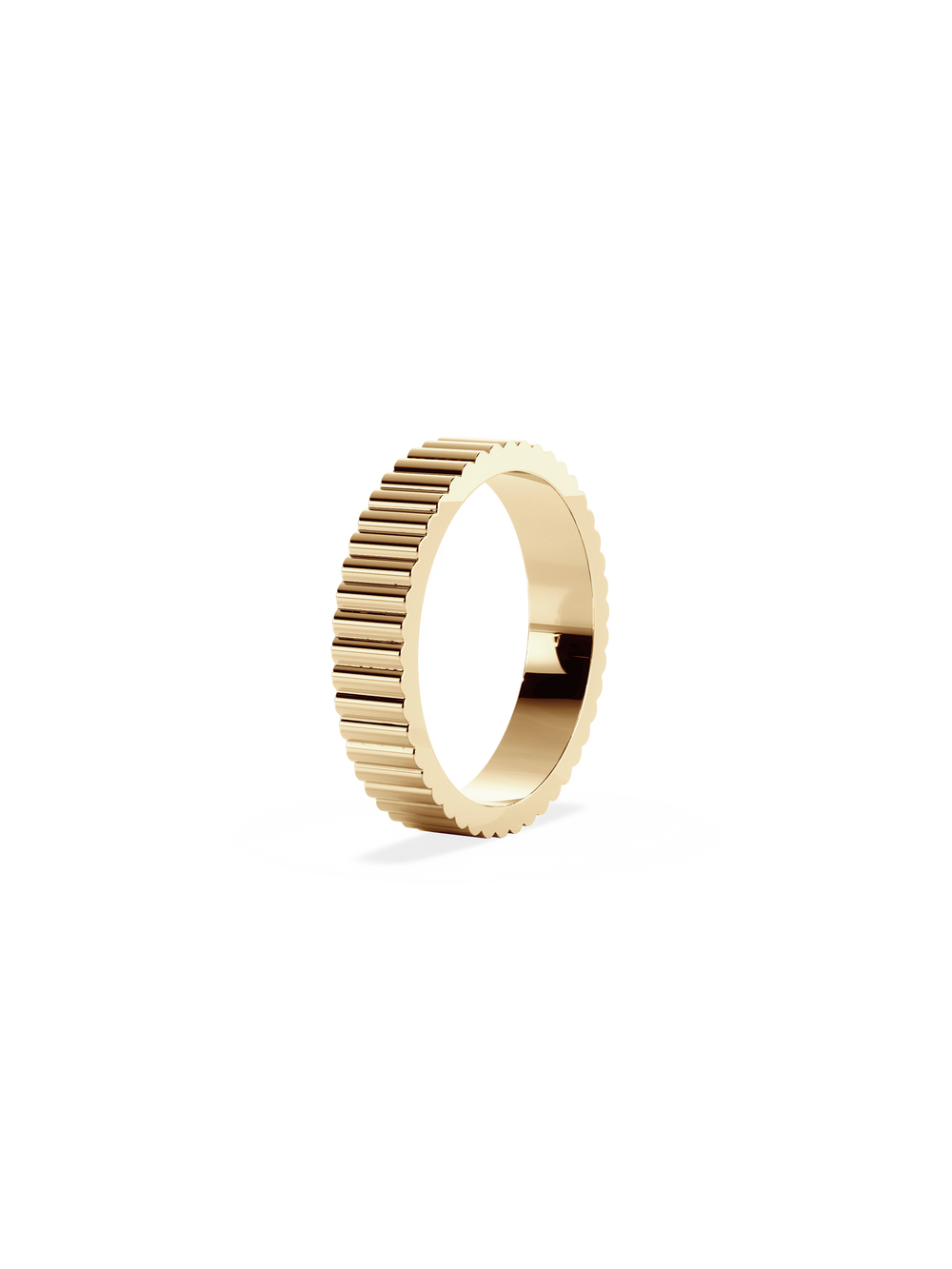 Fluted Cuff Ring - View 
