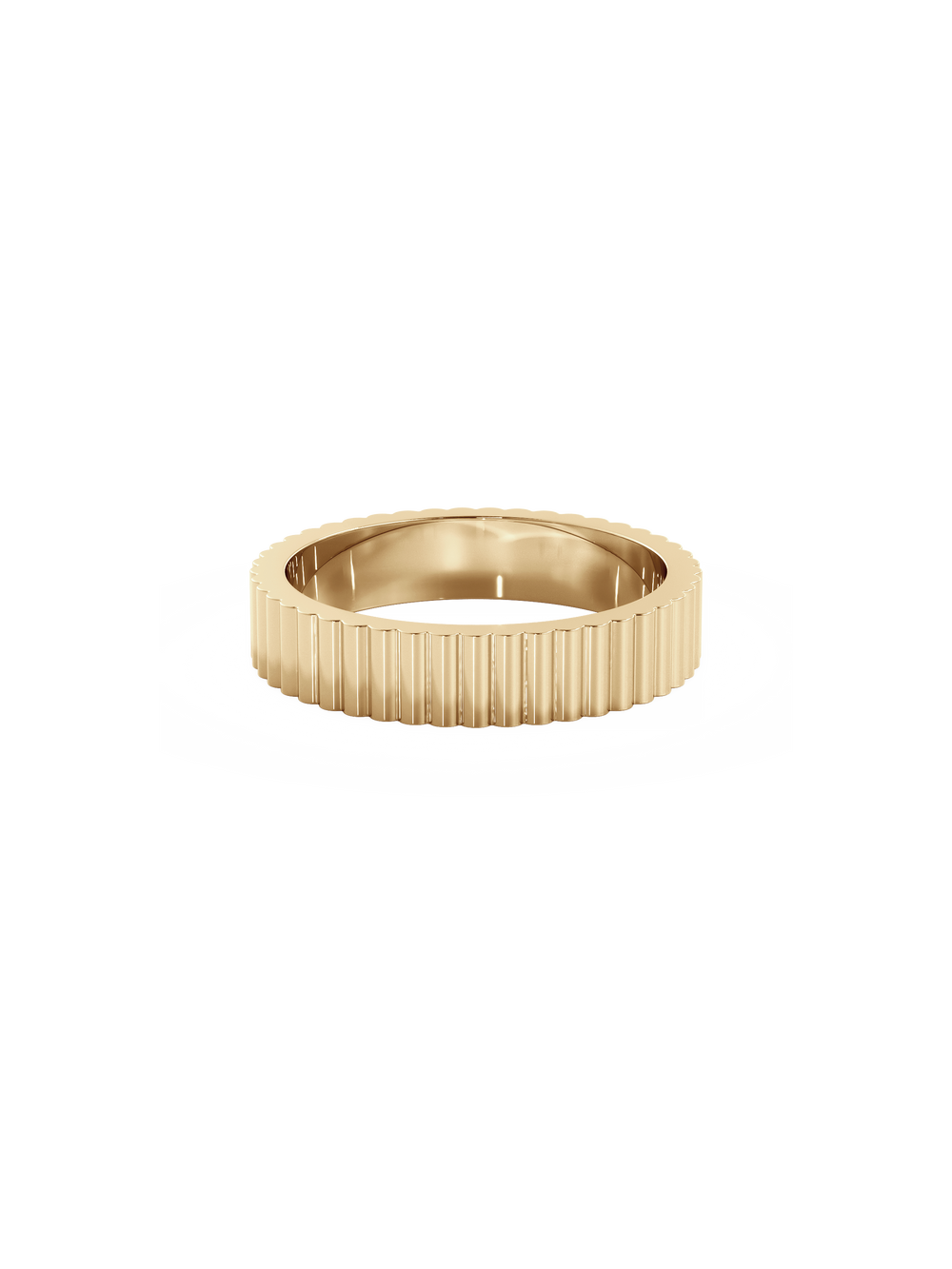 Fluted Cuff Ring - View 