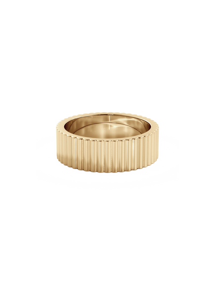 Fluted Cuff Ring