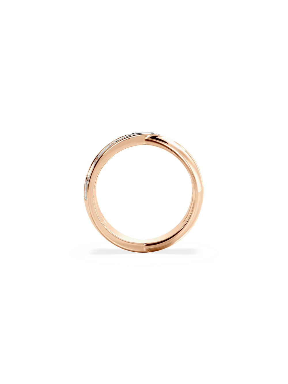 Baguette Entwine Ring - View 