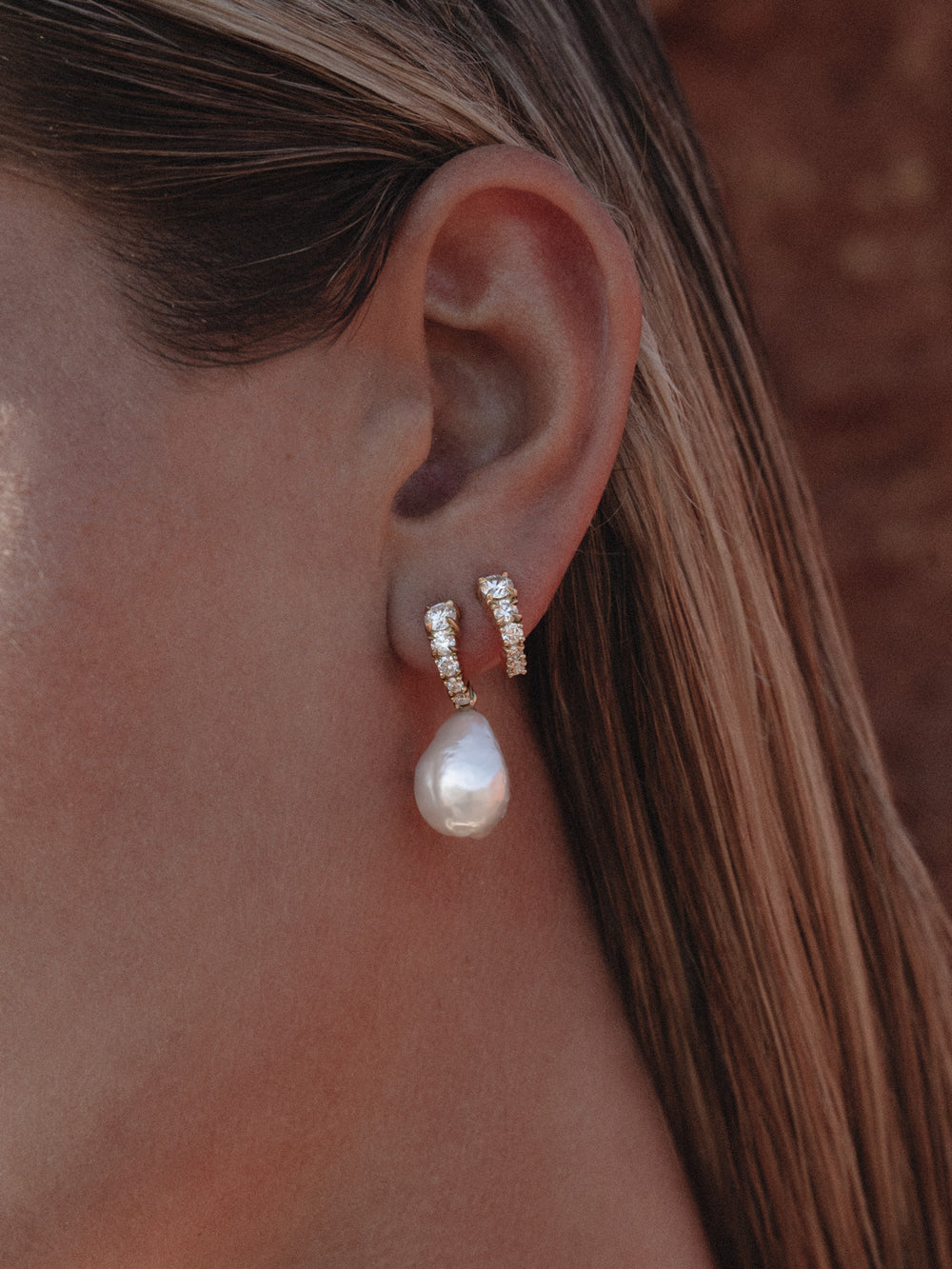 Vermeer Diamond Earrings - View 