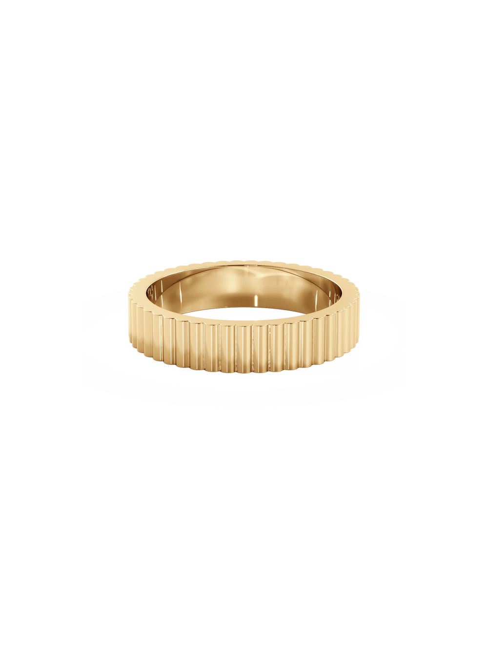 Fluted Cuff Ring - View 