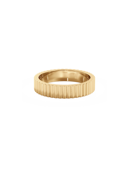 Fluted Cuff Ring