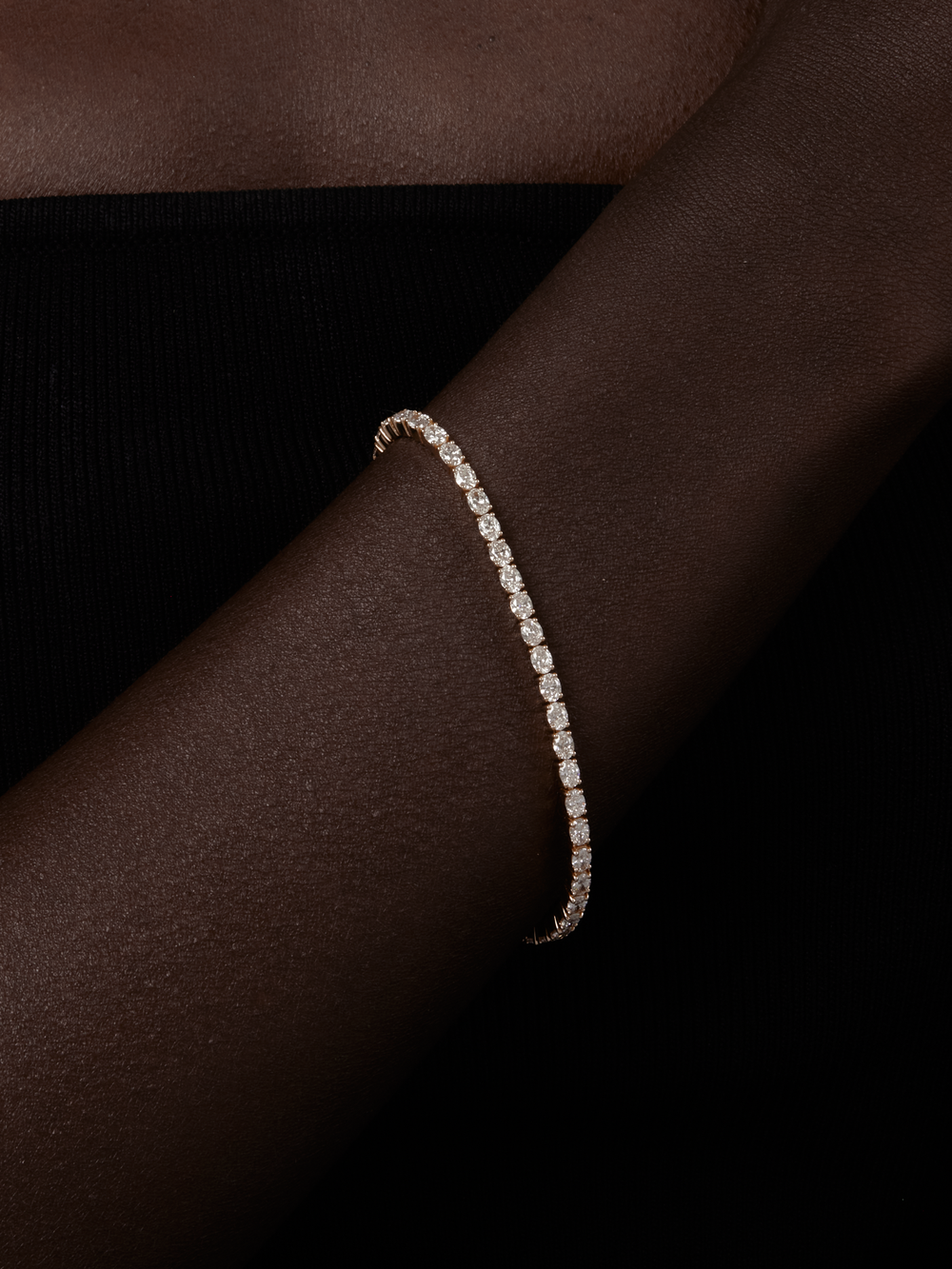 Oval Tennis Bracelet - View 