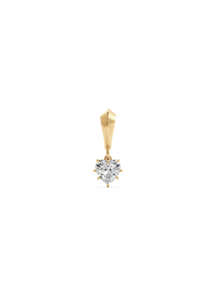 1.00ct Heart Diamond Bespoke Pendant