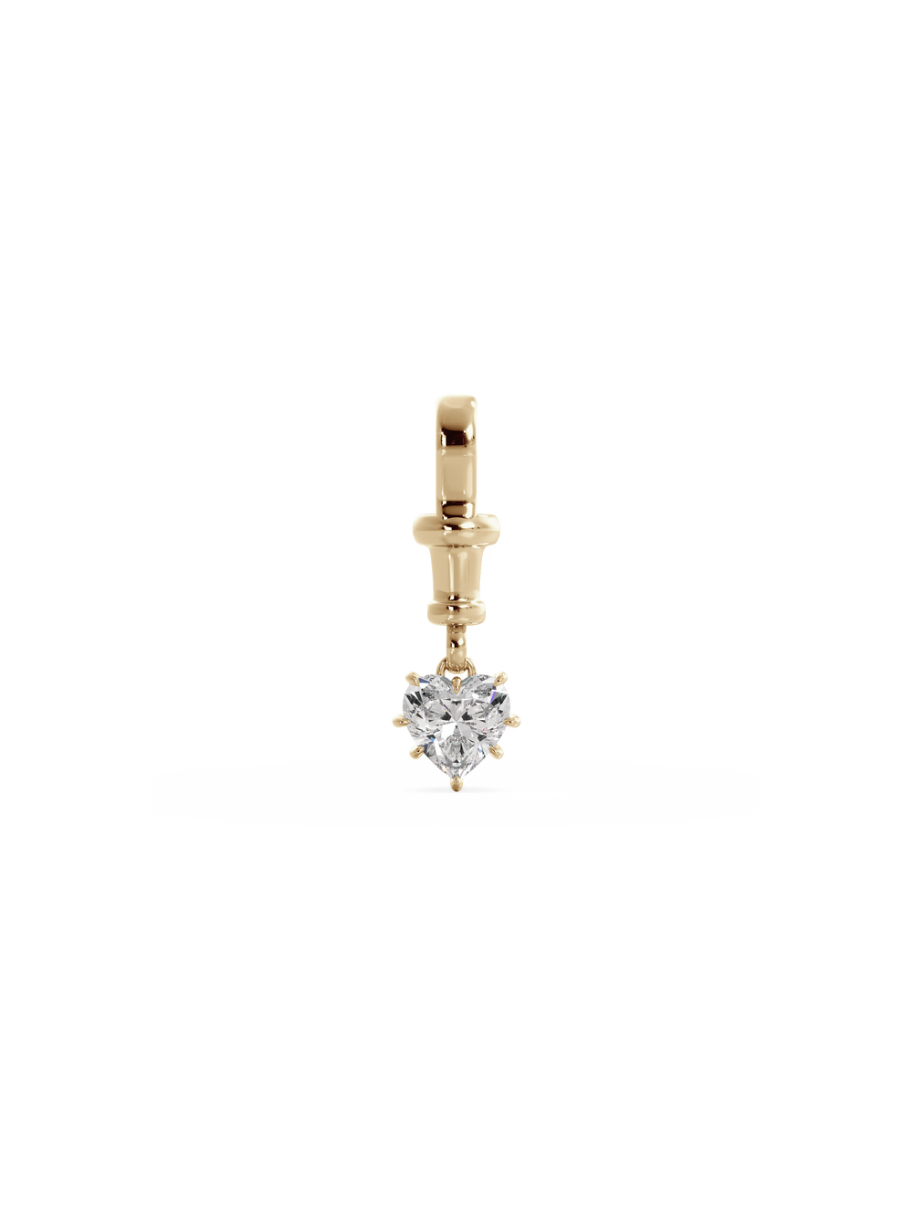 1.00ct Heart Diamond Bespoke Pendant - View 