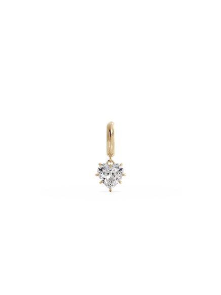 1.00ct Heart Diamond Bespoke Pendant
