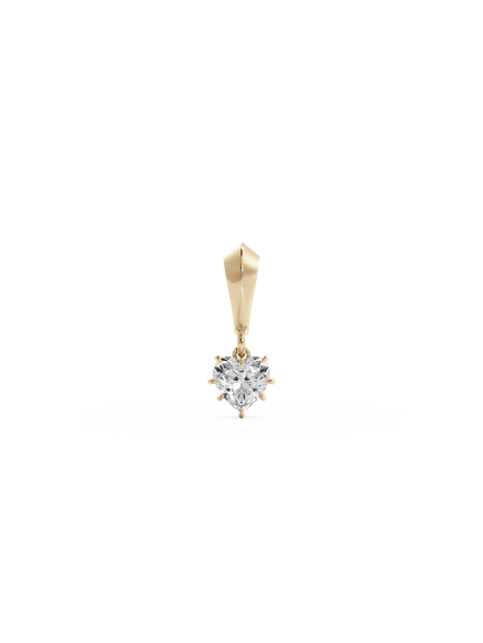 1.00ct Heart Diamond Bespoke Pendant