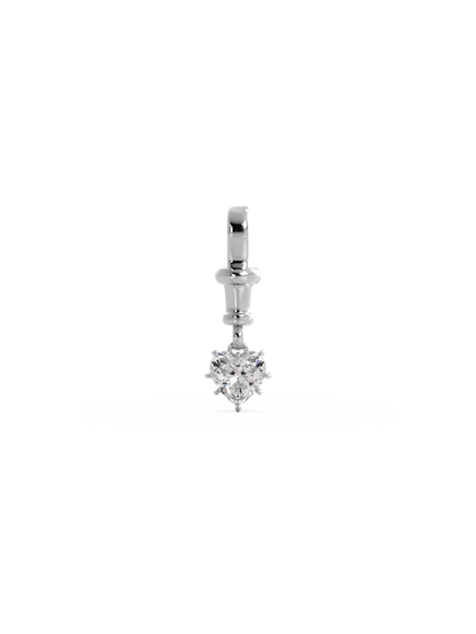 1.00ct Heart Diamond Bespoke Pendant