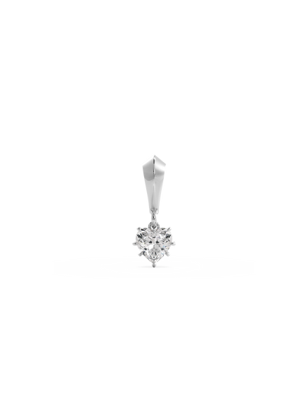 1.00ct Heart Diamond Bespoke Pendant