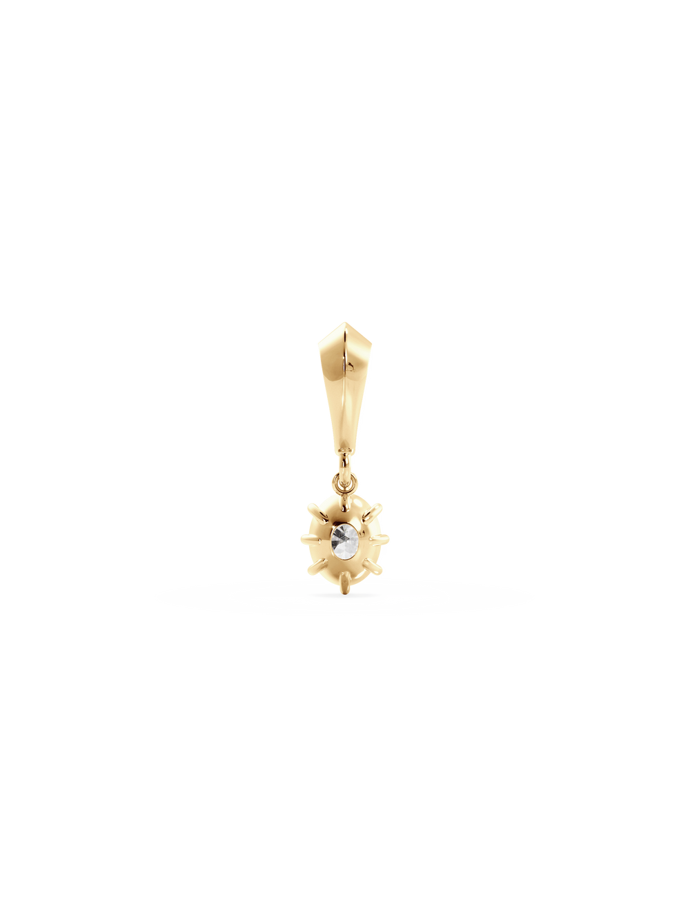 Oval Diamond Bespoke Pendant - View 