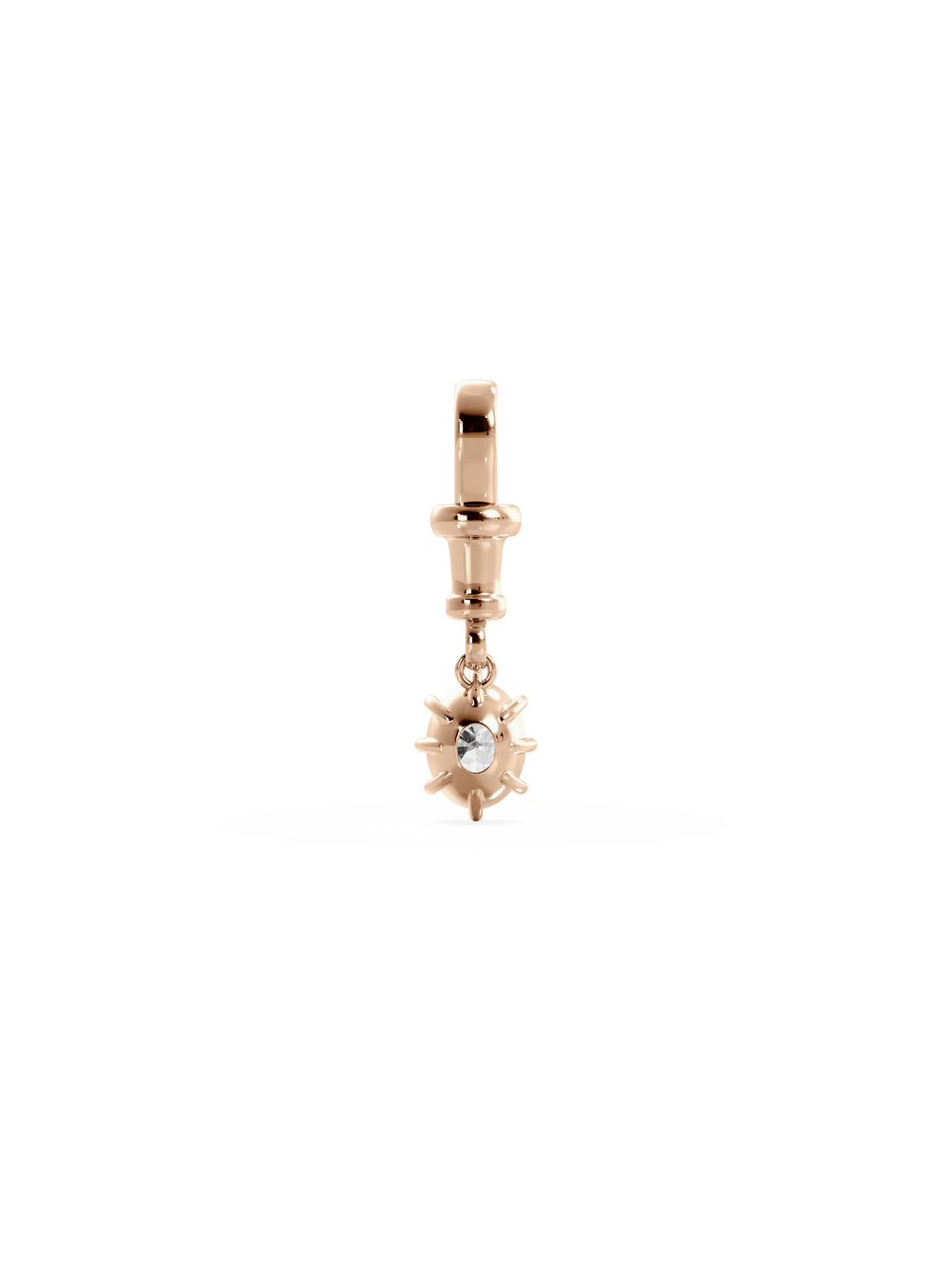 1.00ct Oval Diamond Bespoke Pendant - View 