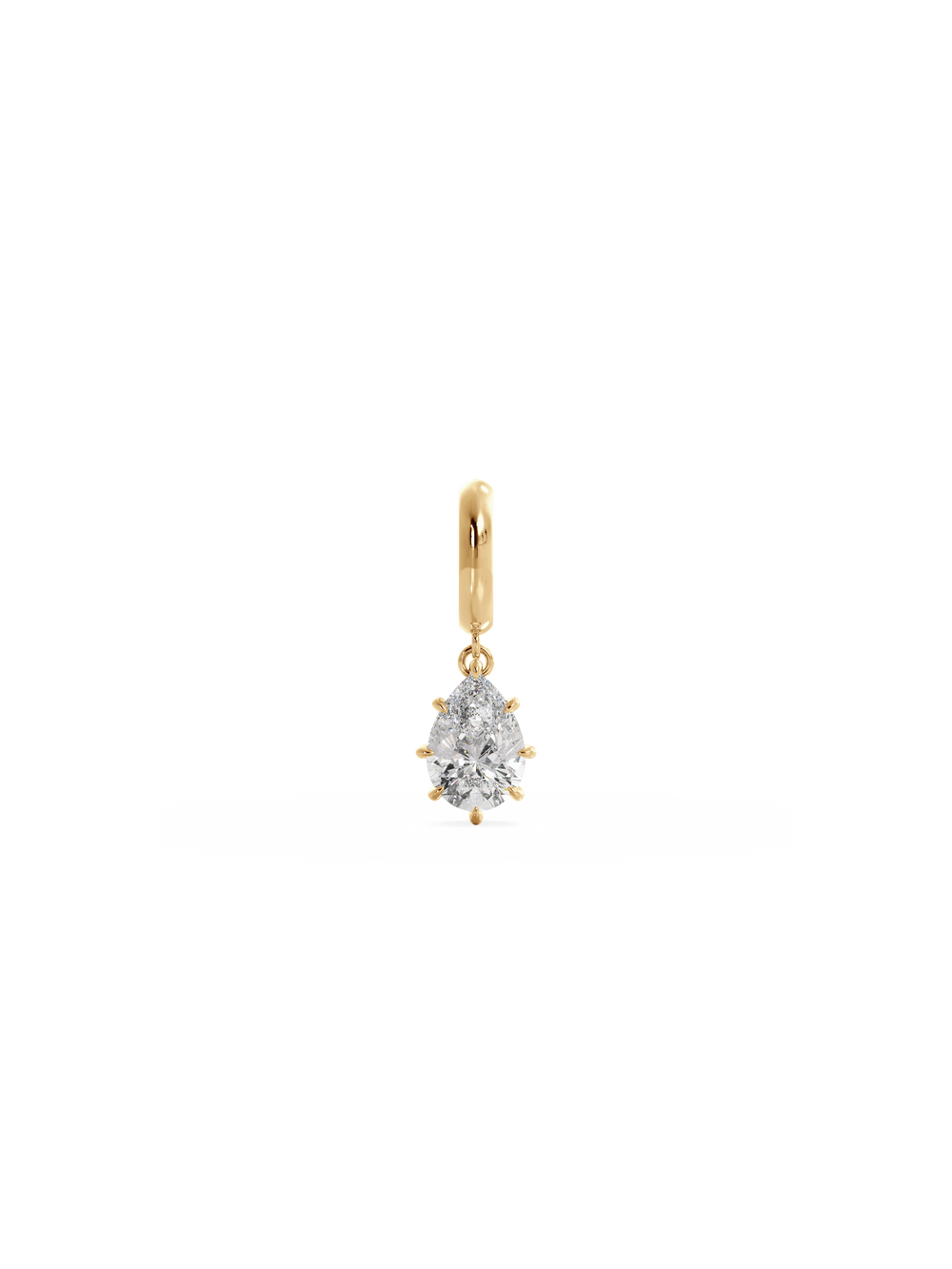 Pear Diamond Bespoke Pendant - View 