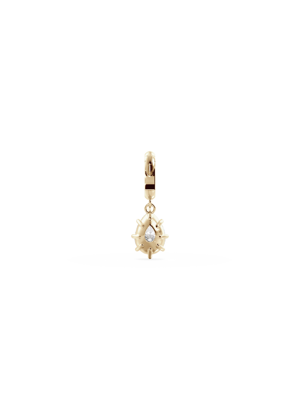 1.00ct Pear Diamond Bespoke Pendant - View 