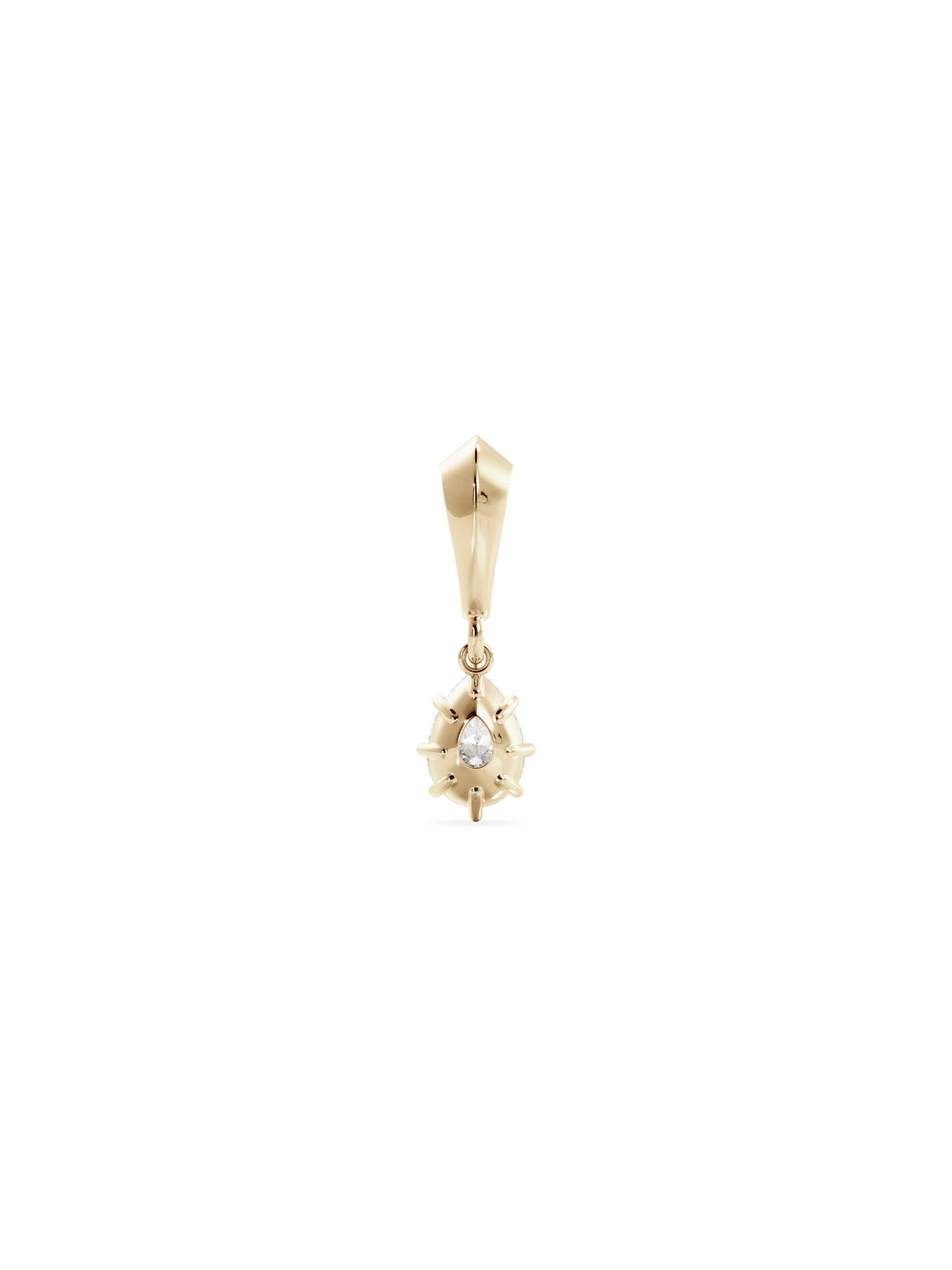 Pear Diamond Bespoke Pendant - View 