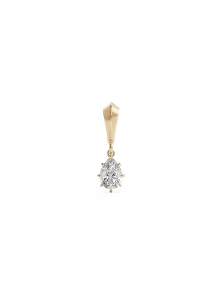 1.00ct Pear Diamond Bespoke Pendant