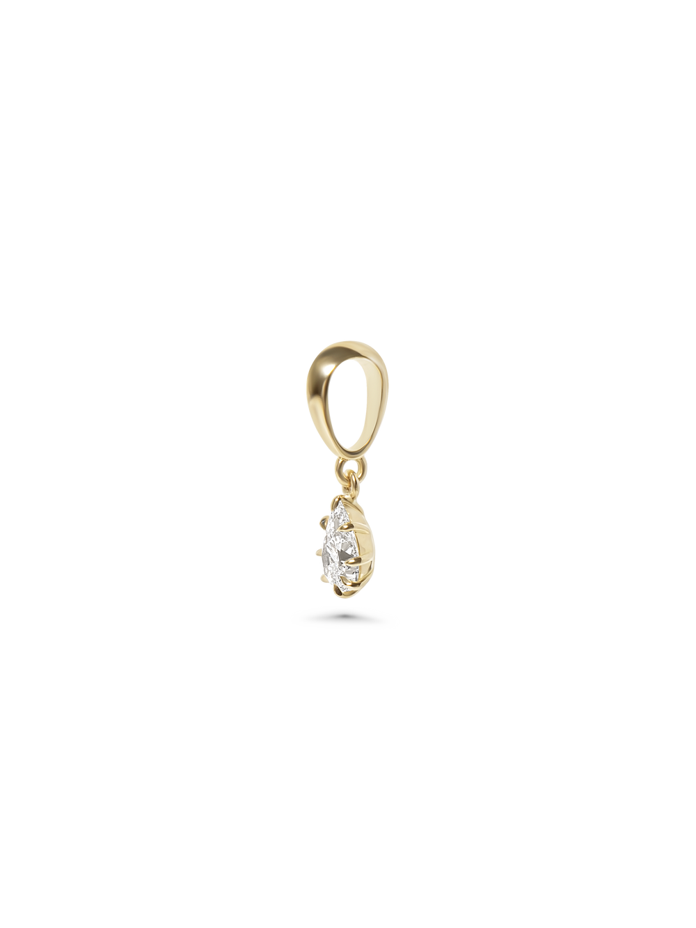1.00ct Pear Diamond Bespoke Pendant - View 