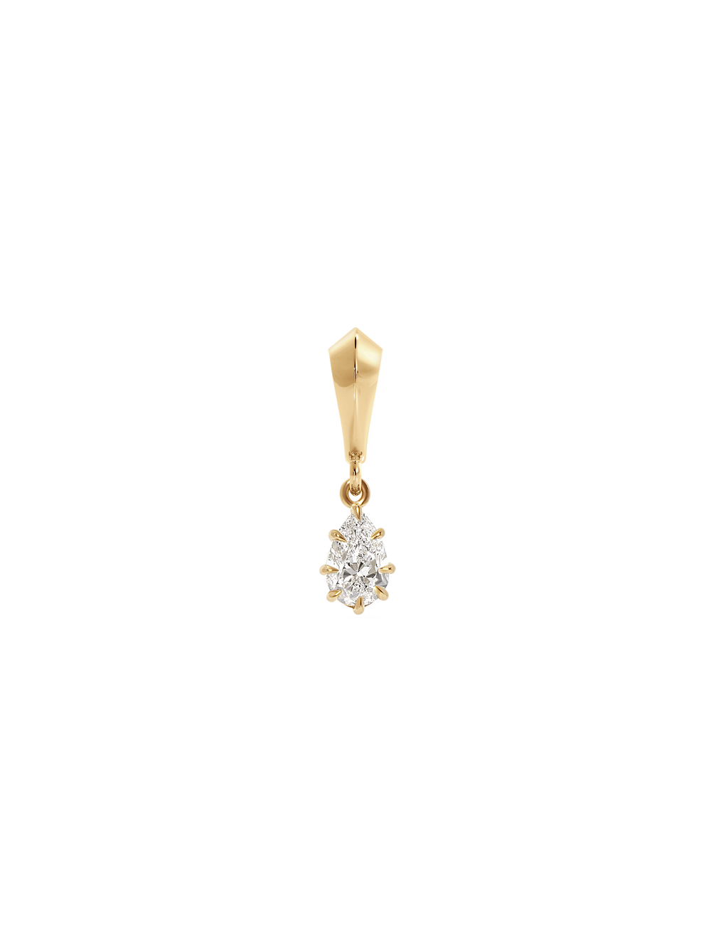 1.00ct Pear Diamond Bespoke Pendant - View 