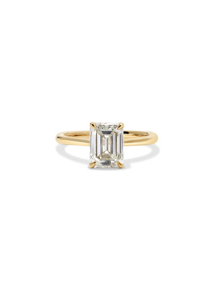 2.02ct Emerald Classic Solitaire Ring